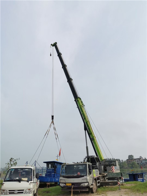 荆州区桥梁建设吊装案例